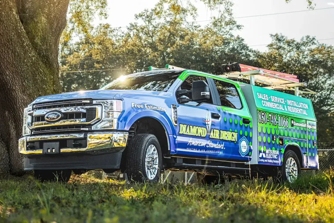 Diamond Air Design service truck